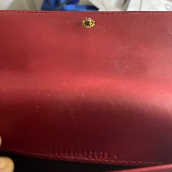 GUCCI Queen Margaret Bee-embellished Leather Zip Around Wallet  ~AUTHENTIC - Picture 5 of 6